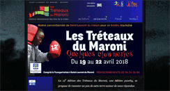 Desktop Screenshot of lestreteauxdumaroni.fr